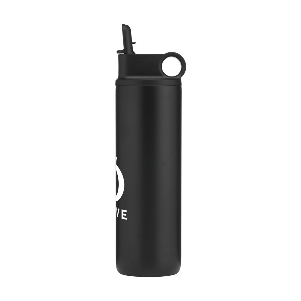 Bonny RCS Recycled Steel Sportflask 800 ml Trinkflasche - Schwarz
