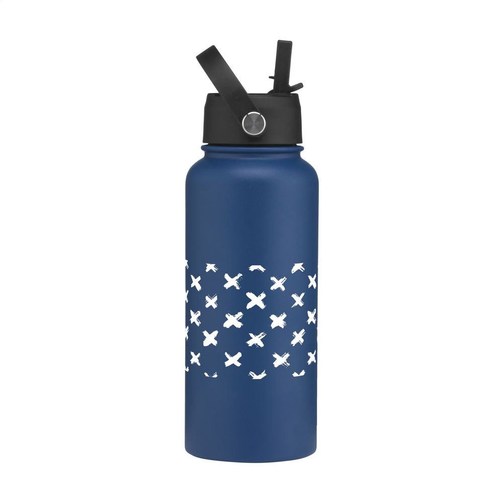 Eddy RCS Recycled Steel Bottle 900 ml Thermoflasche - Blau/Ocean