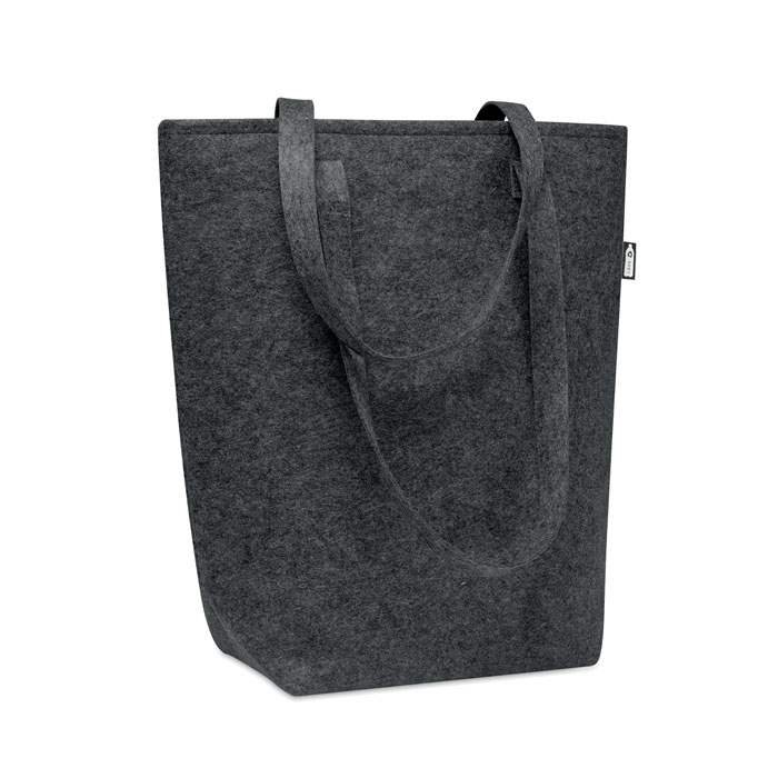 TASLO - Shopping Tasche RPET-Filz - Steingrau